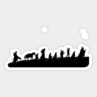 The Fellowship Of The Ring Sticker